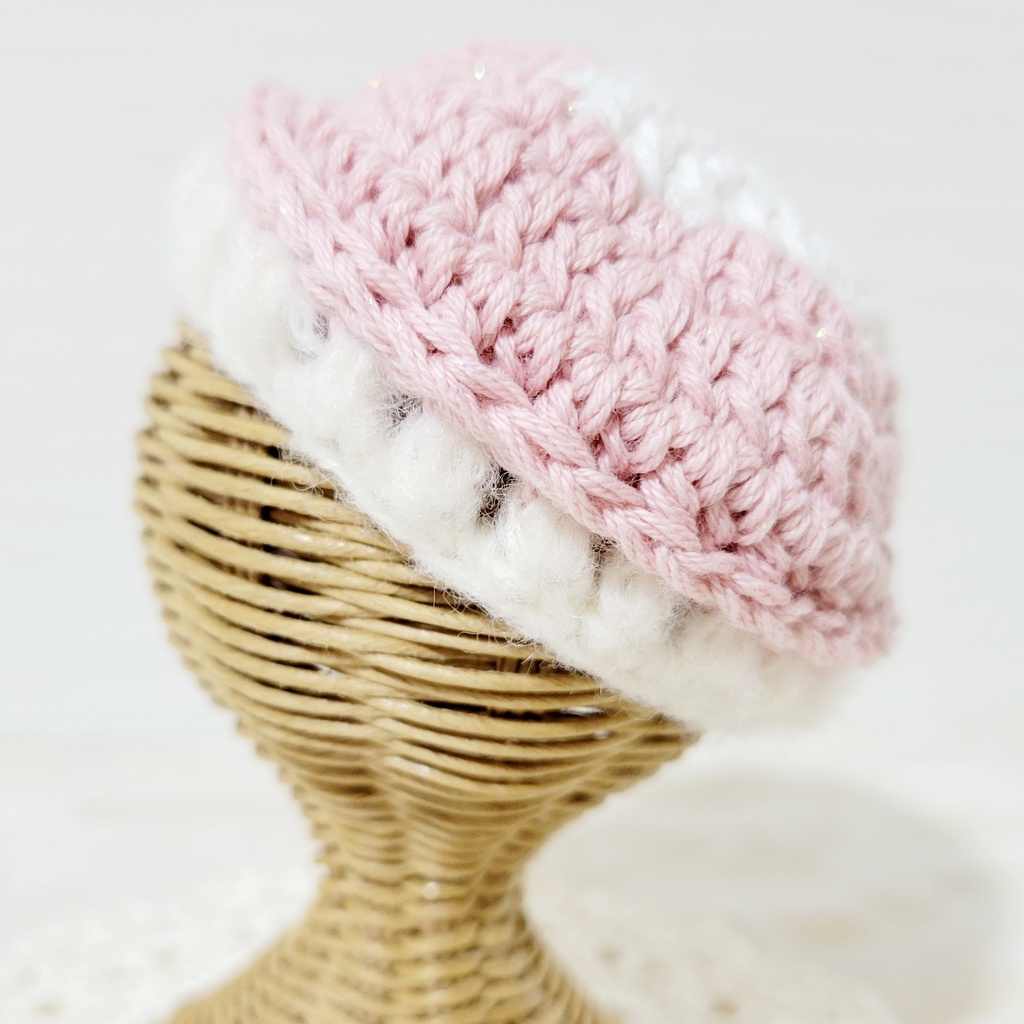 マカロン帽子(ラメ入り)&ラブレターバッグ💌セット