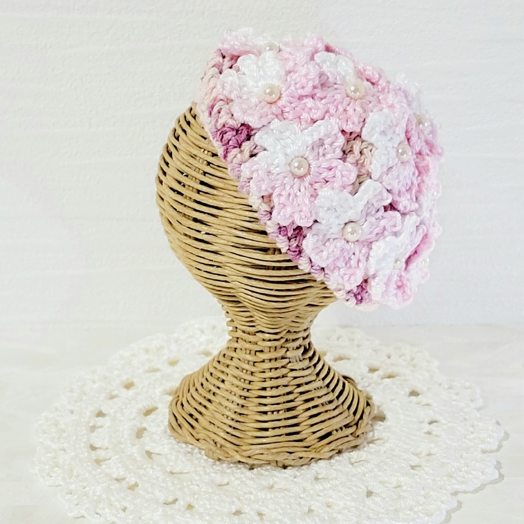 桜満開🌸帽子&ケープセット