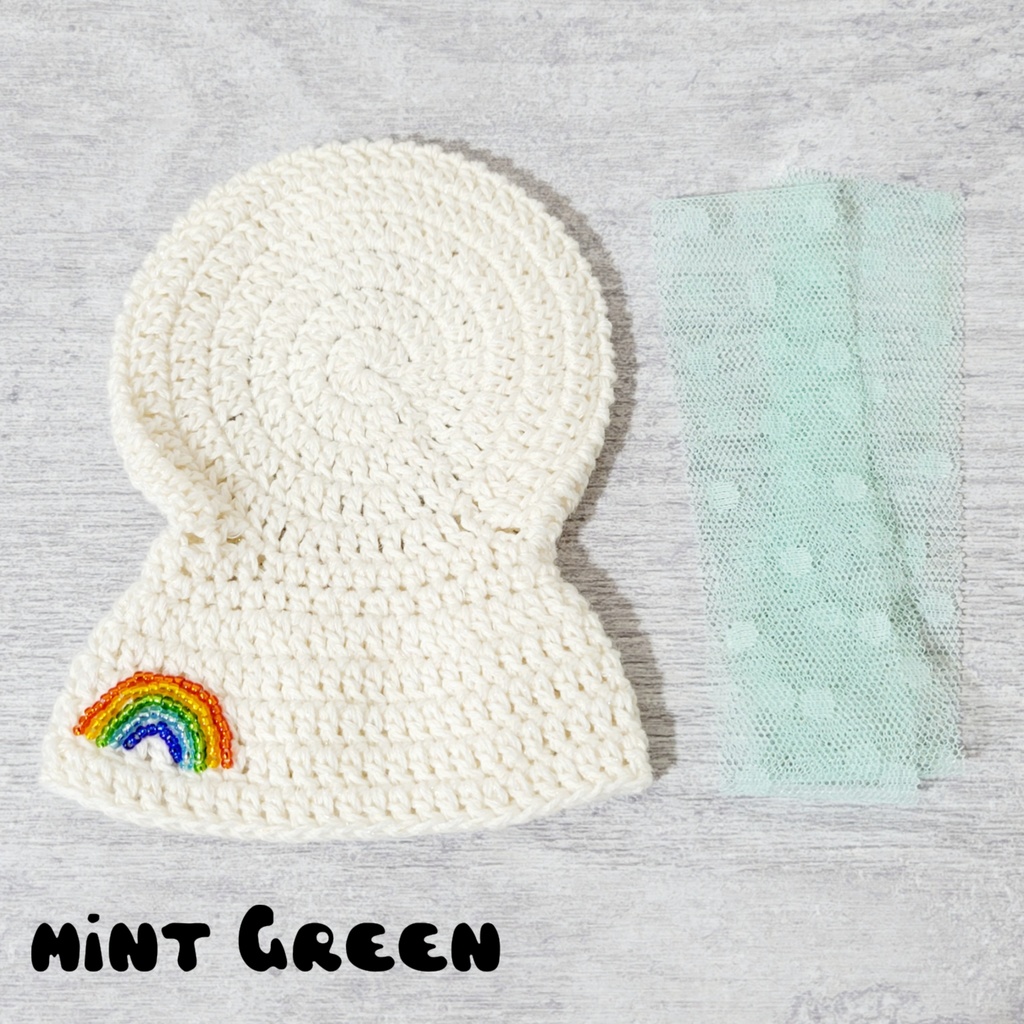 てるてる坊主 なりきりポンチョ(ラメ入り)