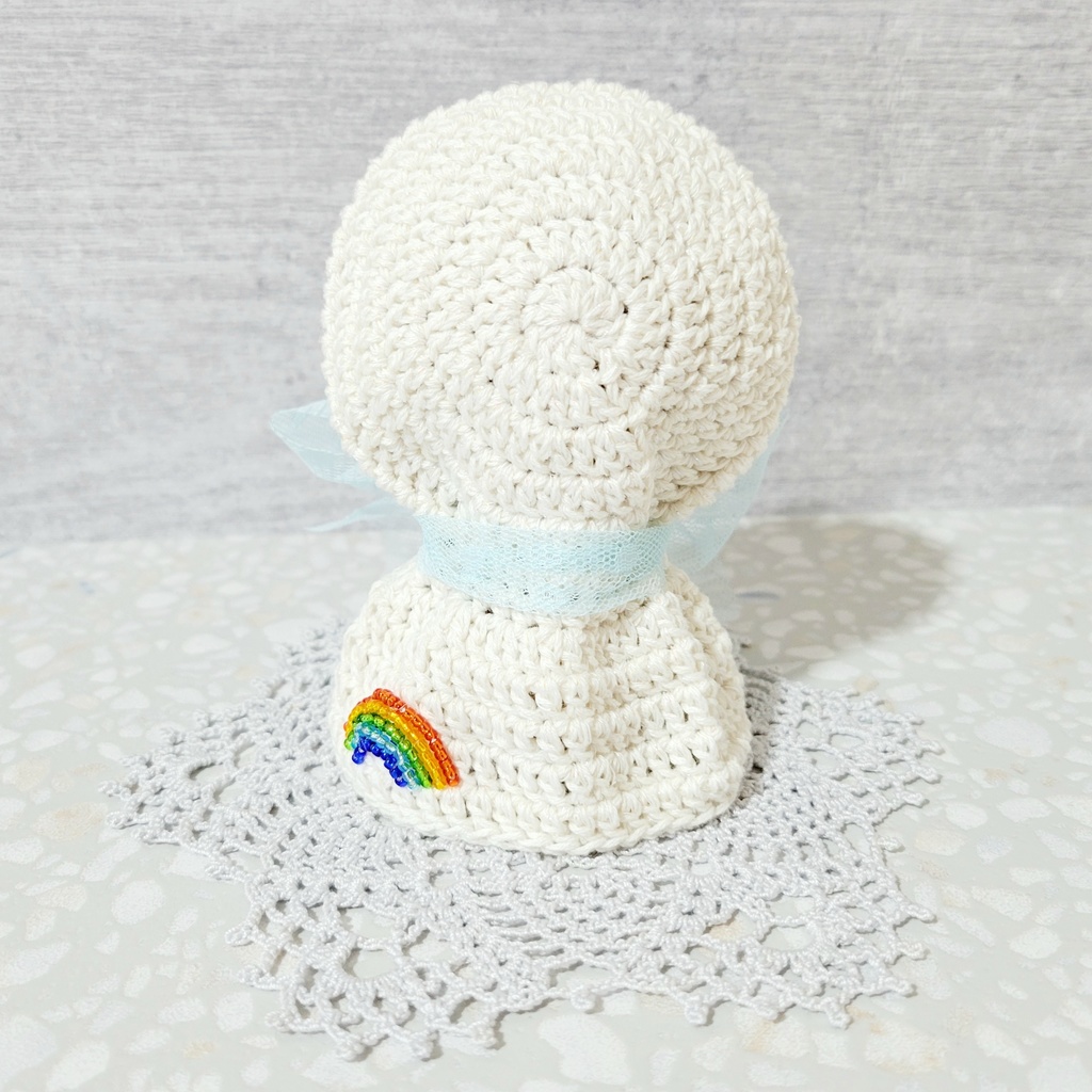 てるてる坊主 なりきりポンチョ(ラメ入り)