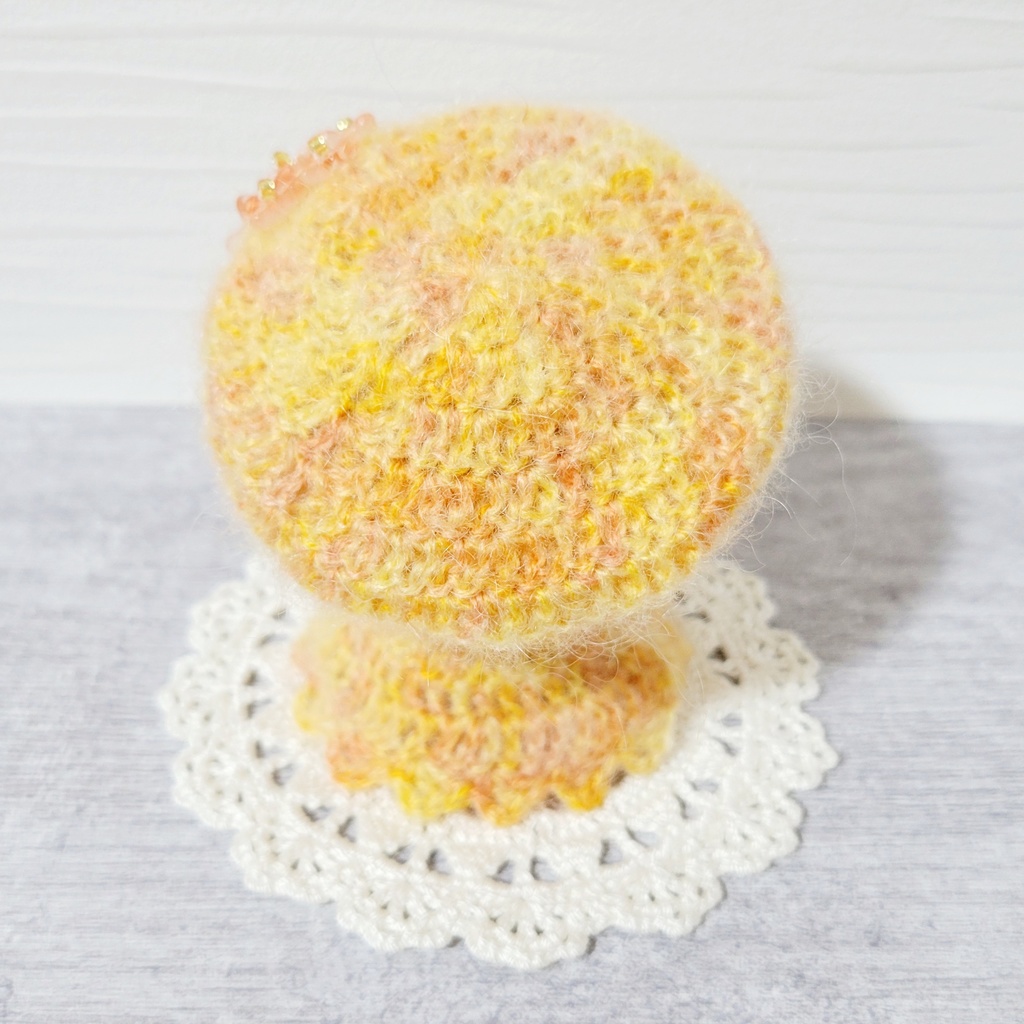 金木犀のベレー帽&ケープ