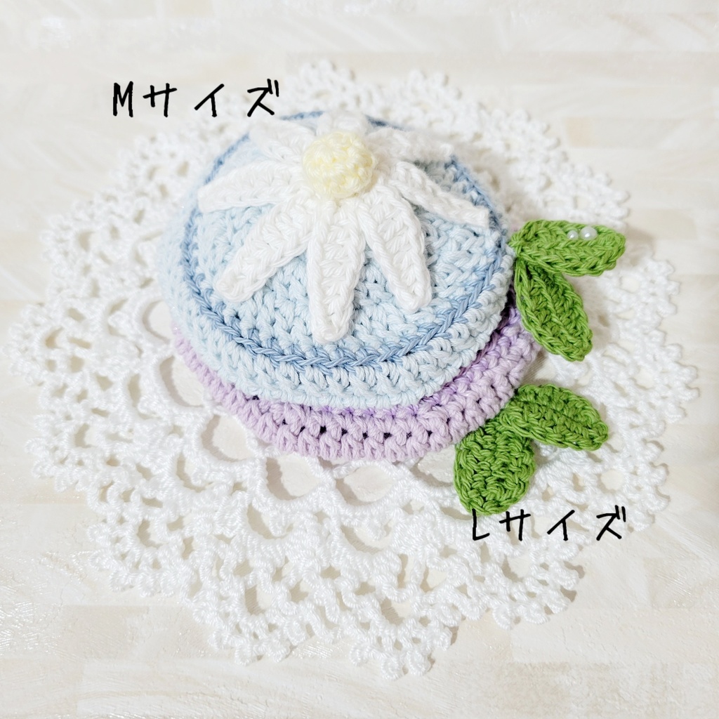 Lサイズ】マーガレットのベレー帽