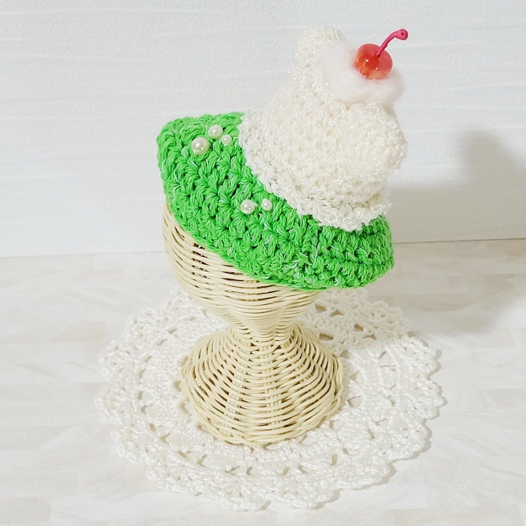 くま耳🐻クリームソーダの帽子