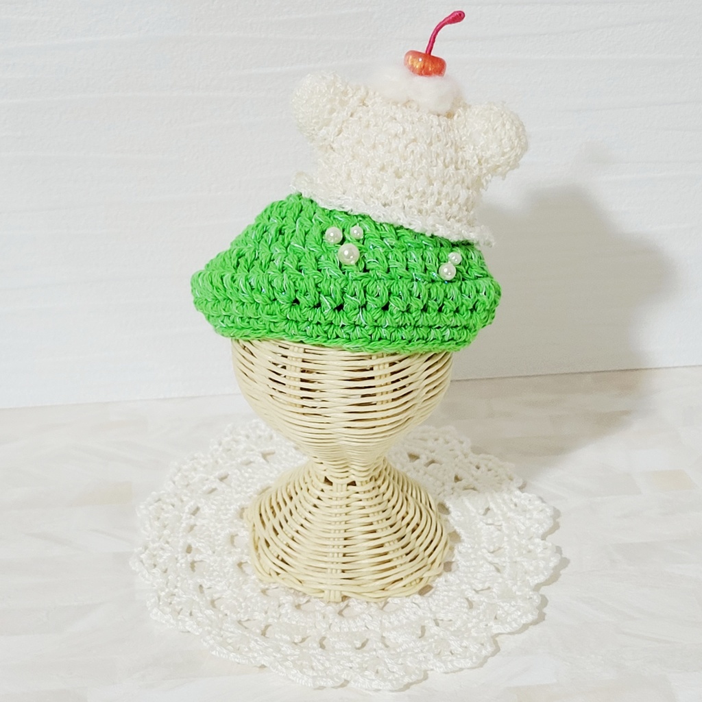 くま耳🐻クリームソーダの帽子