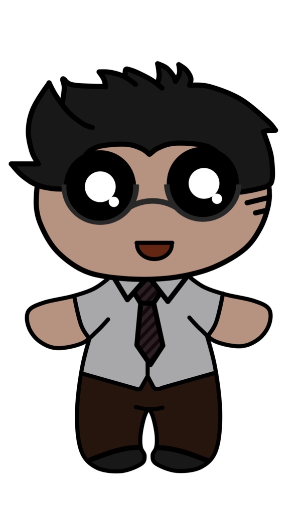 Chibi PNG-Tuber Model - Dead By Daylight Collection - Dwight Fairfield [ DBD ]