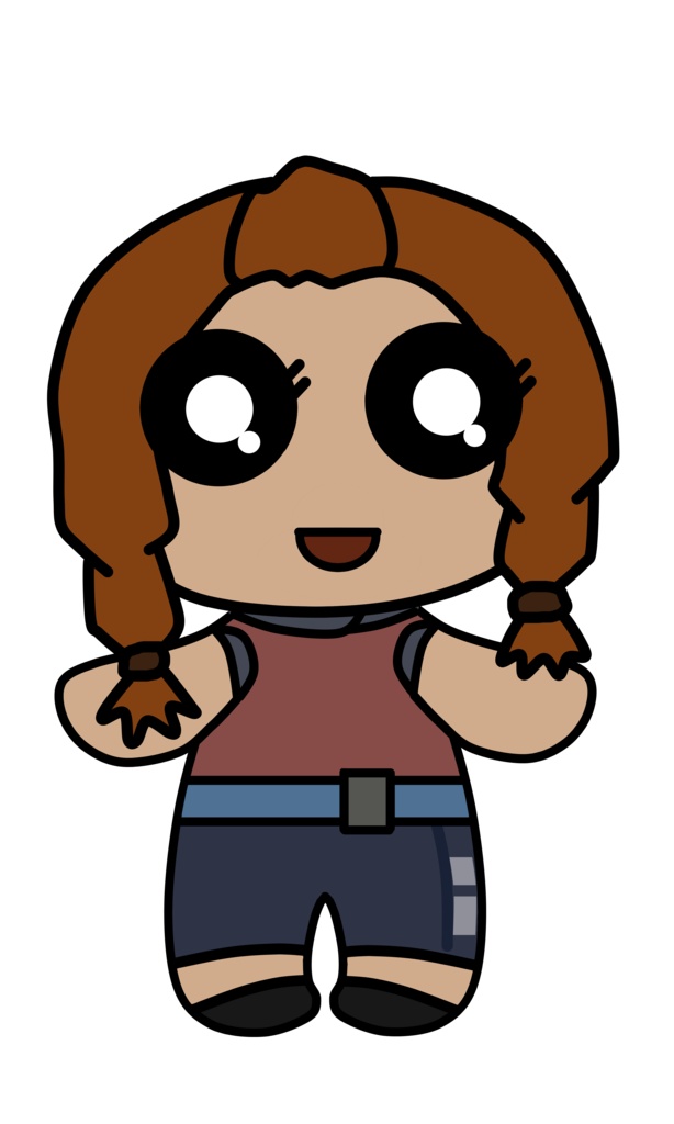 Chibi PNG-Tuber Model - Dead By Daylight Collection - Meg Thomas [ DBD ]