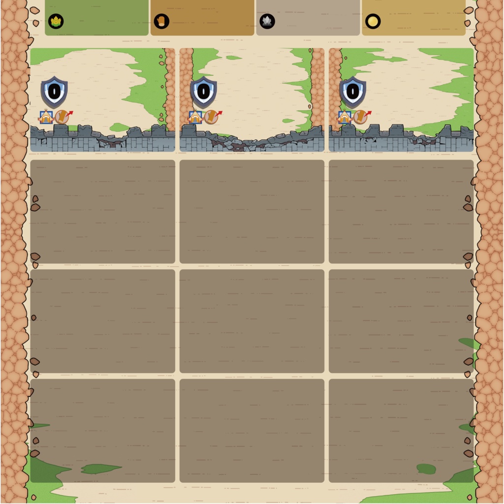 【予約販売】ロード・オブ・ボーダーズ プチプレイマット2枚セット