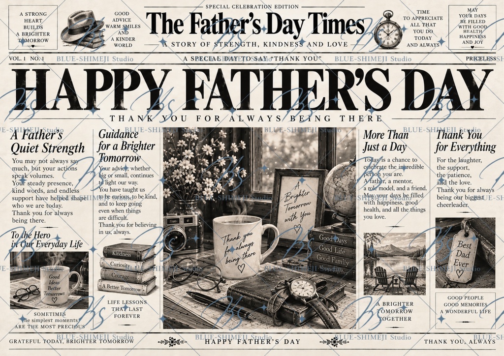 12 EVENT NEWSPAPER WRAPS|A3 新聞風ラッピングペーパー 12種セット|PDF