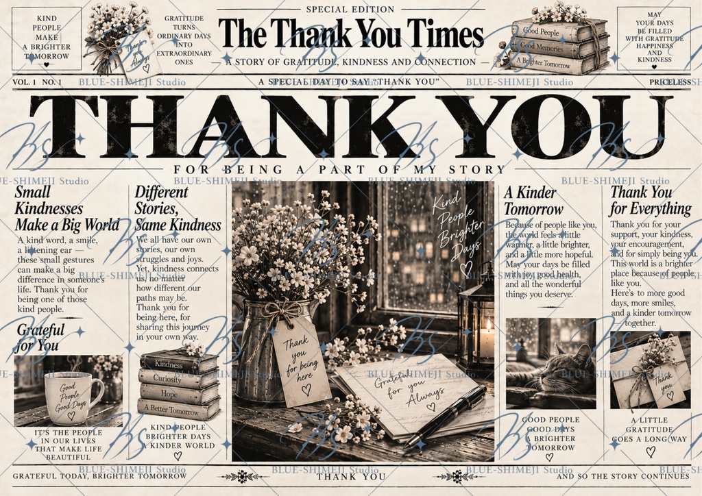 12 EVENT NEWSPAPER WRAPS|A3 新聞風ラッピングペーパー 12種セット|PDF