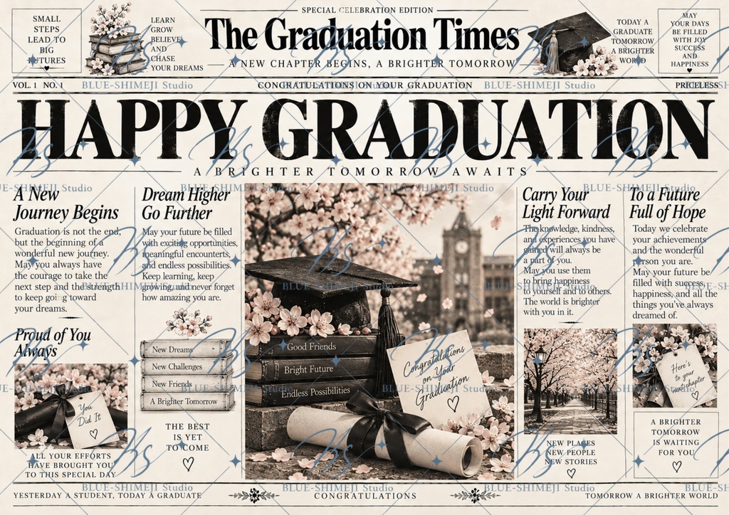 12 EVENT NEWSPAPER WRAPS|A3 新聞風ラッピングペーパー 12種セット|PDF