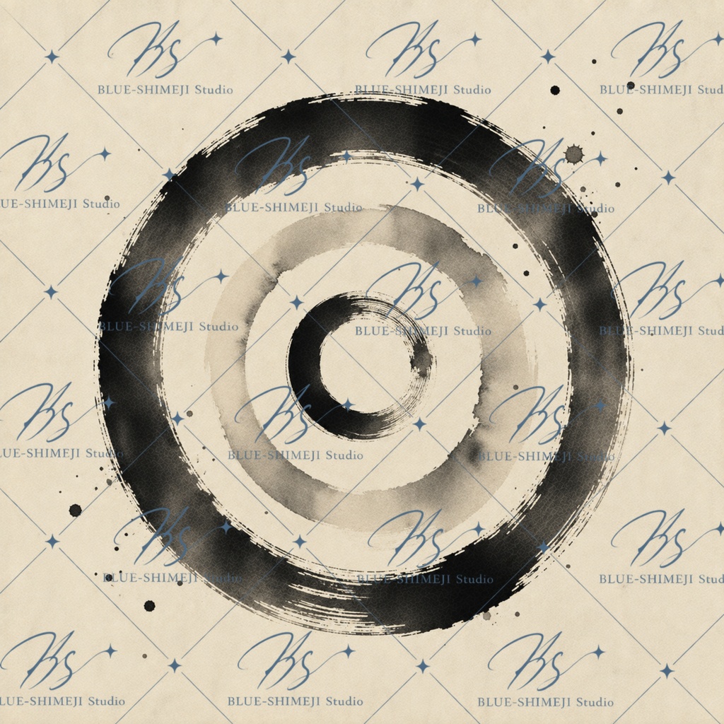 SUMI GEOMETRY|墨と金の和モダン デジタルペーパー 12枚セット