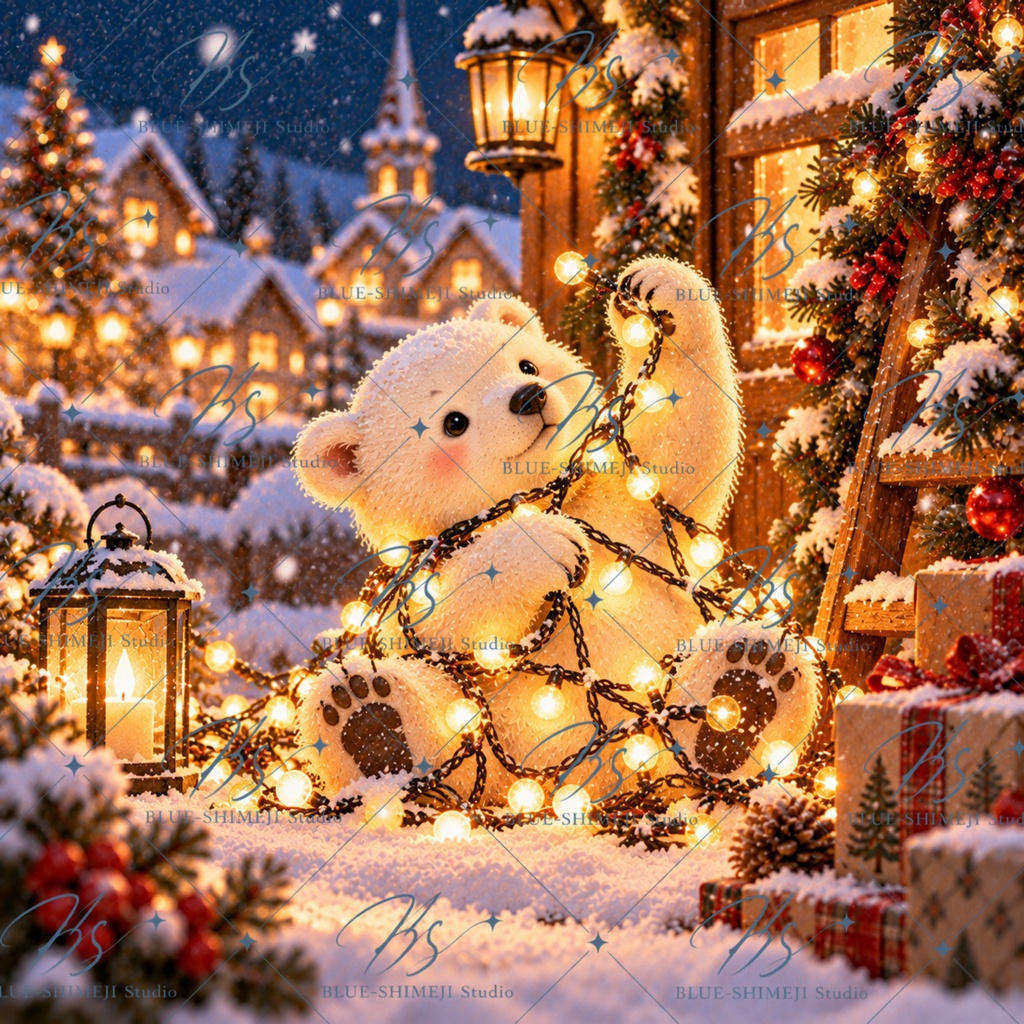 Christmas Animal Stories|クリスマスアニマル イラスト12枚セット