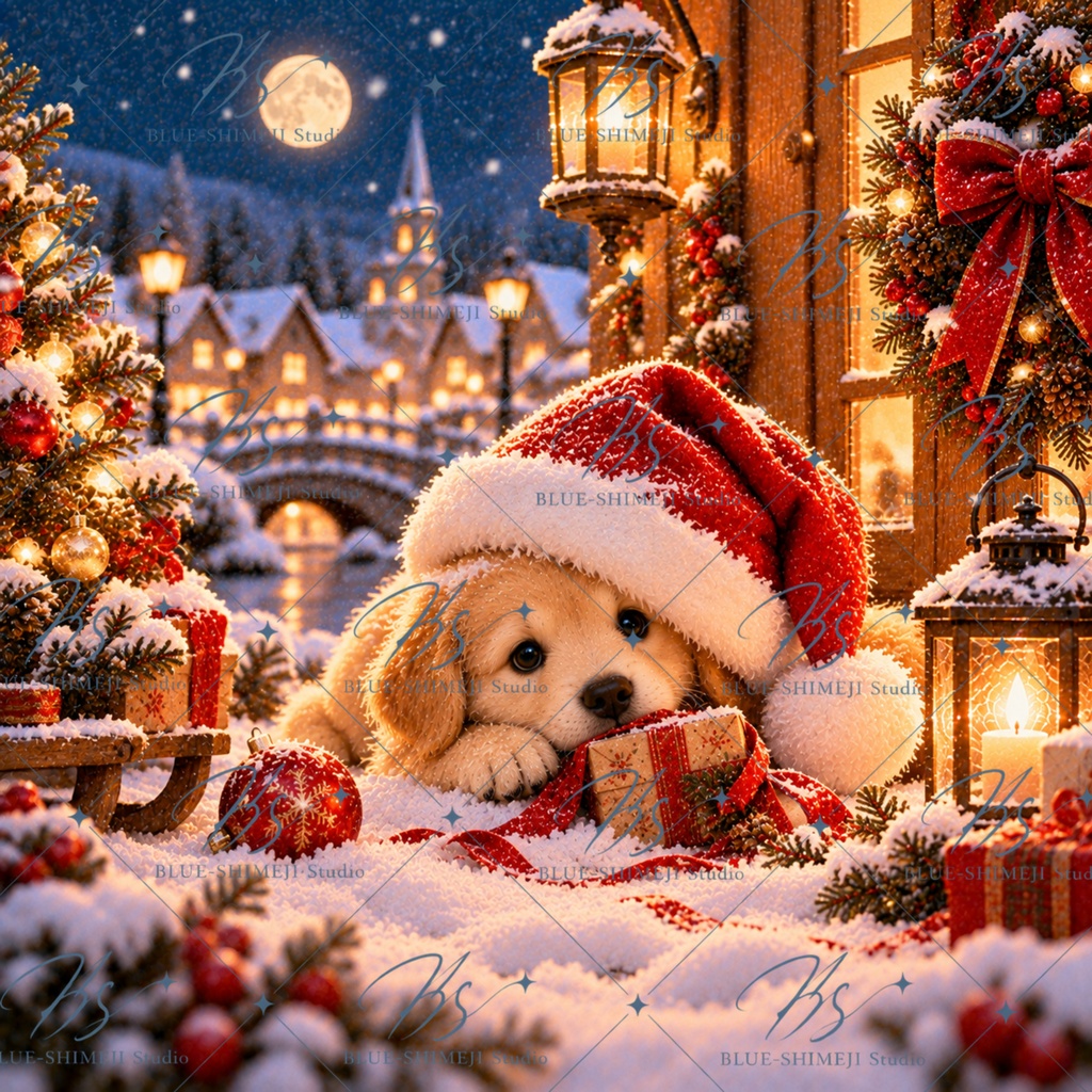Christmas Animal Stories|クリスマスアニマル イラスト12枚セット