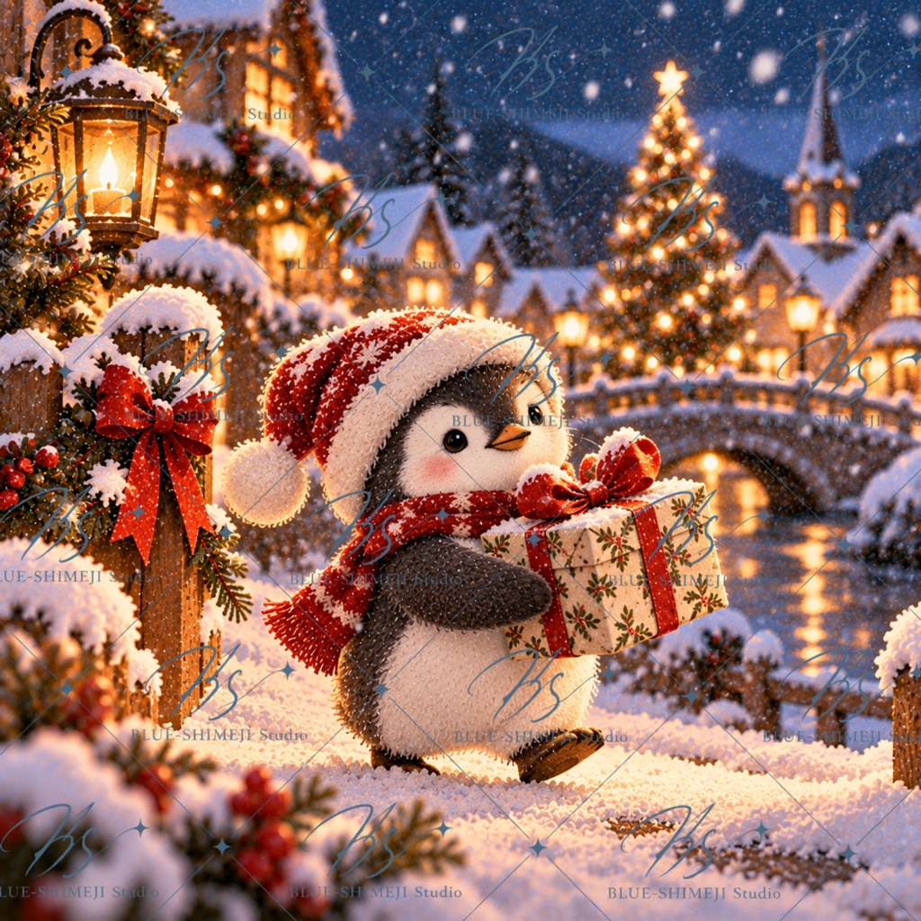 Christmas Animal Stories|クリスマスアニマル イラスト12枚セット