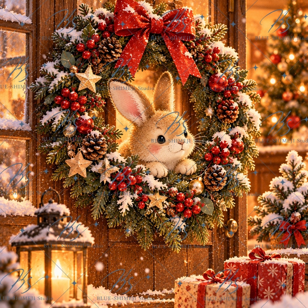 Christmas Animal Stories|クリスマスアニマル イラスト12枚セット