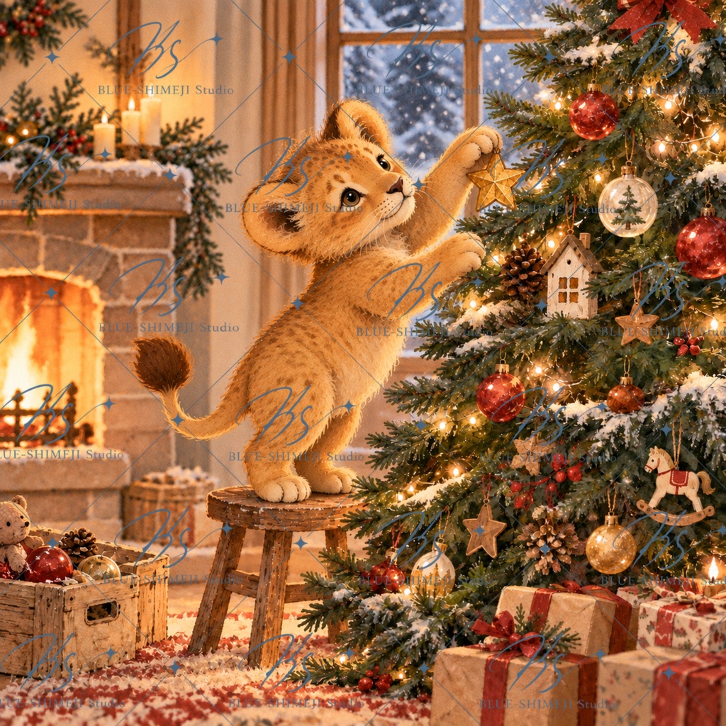 Christmas Animal Stories|クリスマスアニマル イラスト12枚セット