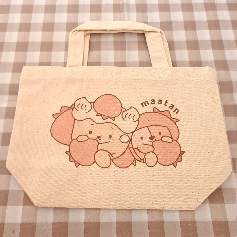 ゆるかわケーキまあたん(ミニトートバッグ)@ぽんちゃ