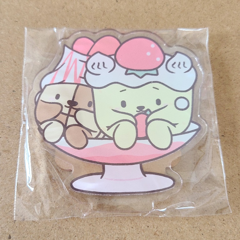 ゆるかわケーキまあたん(まあたん＆もけ)アクリルスタンド@ぽんちゃ
