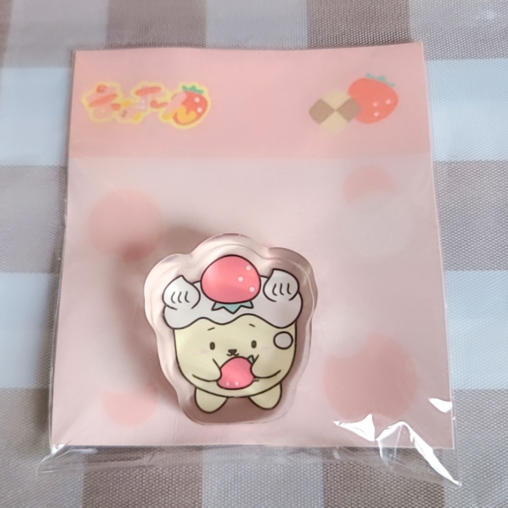 ゆるかわケーキまあたん(まあたん)アクリルブロック@ぽんちゃ