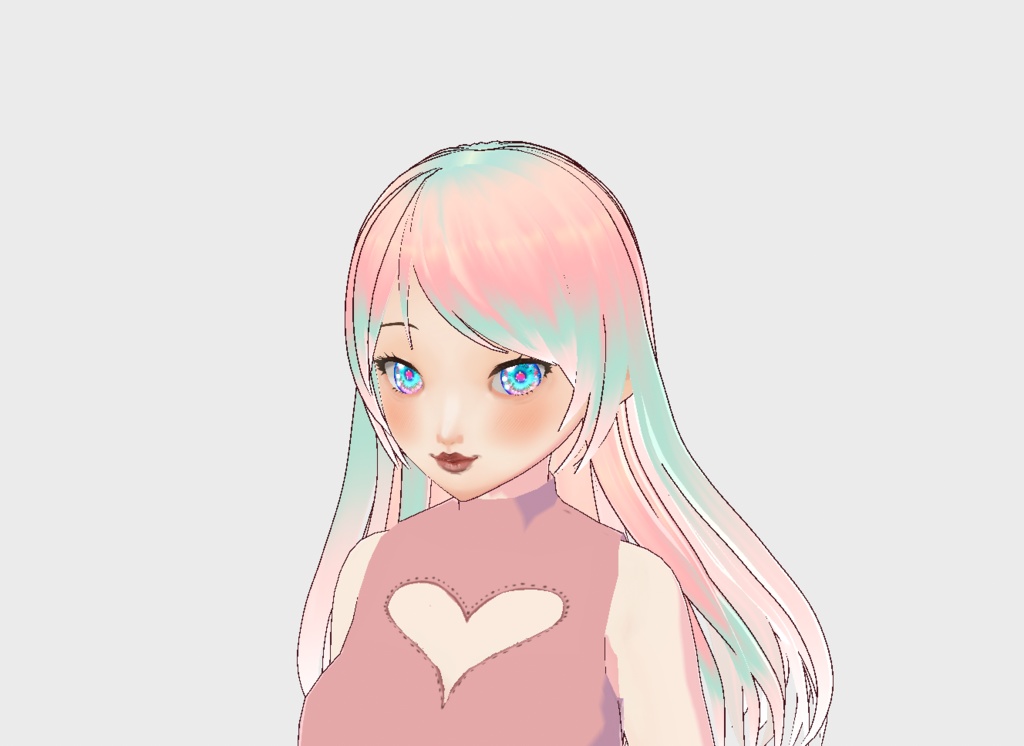 Gradient Hair Texture Package 2 for VRoid Studio