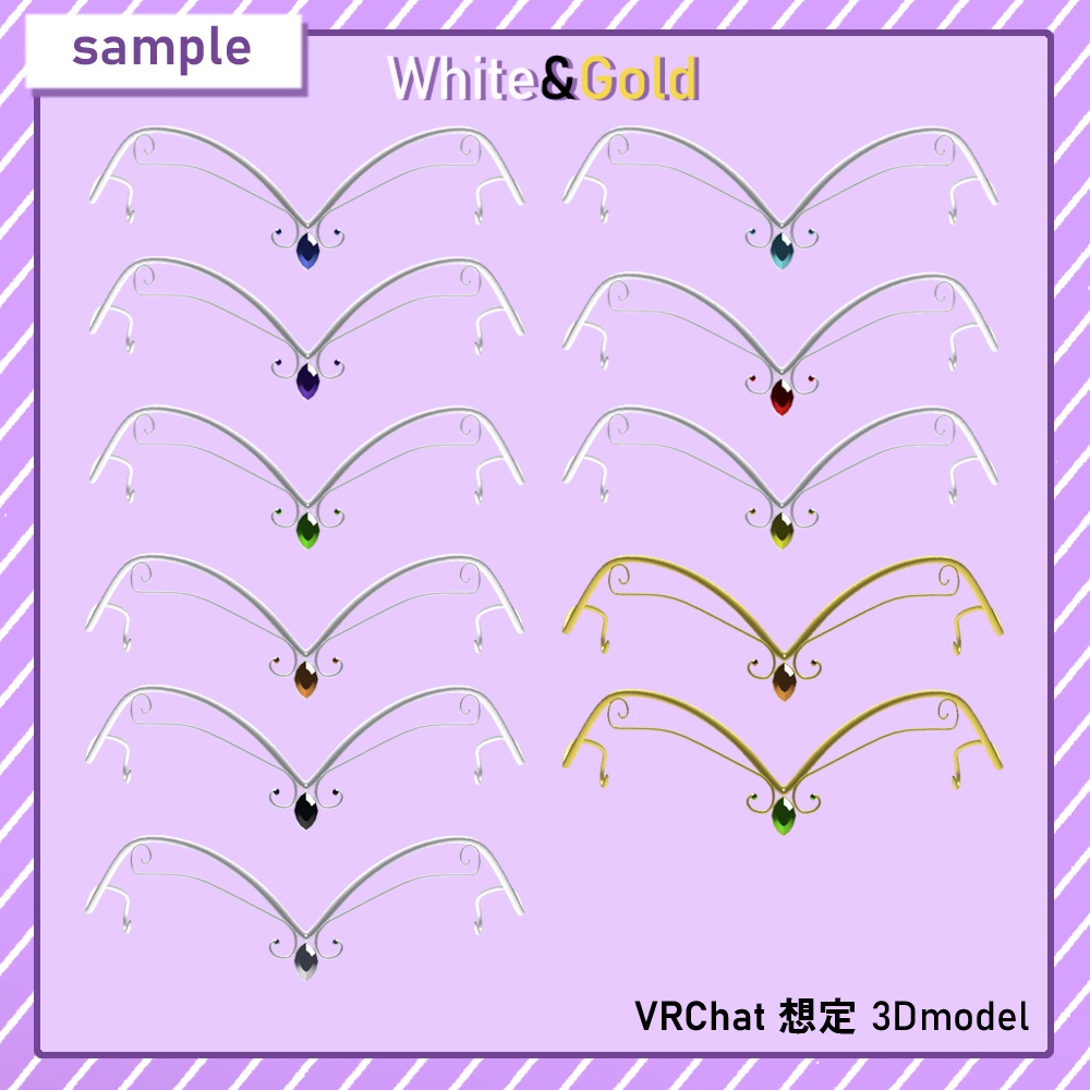 【Vrchat 3Ⅾ model】 Tiara - A_ティアラ- A