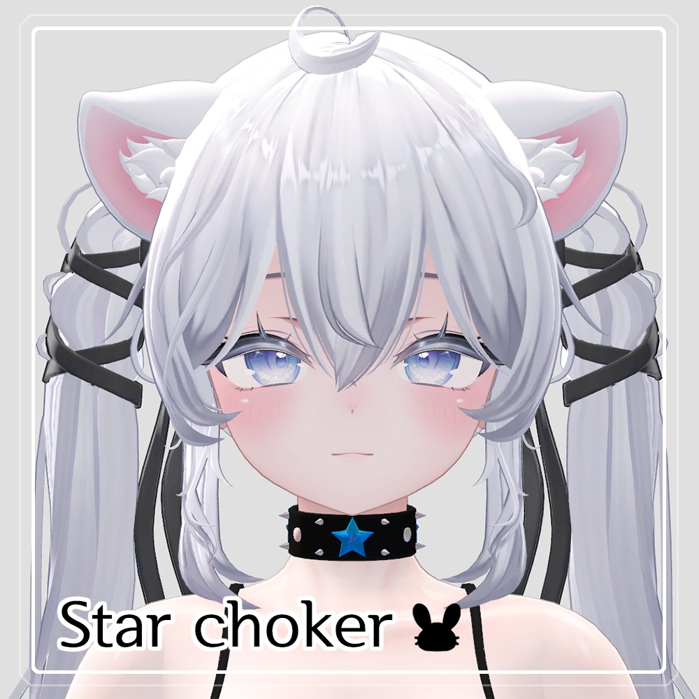【Vrchat 3Ⅾ model】Star choker/チョーカー (sio対応)