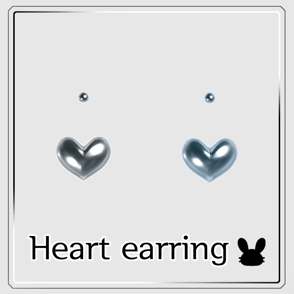 Heart earringイヤリング