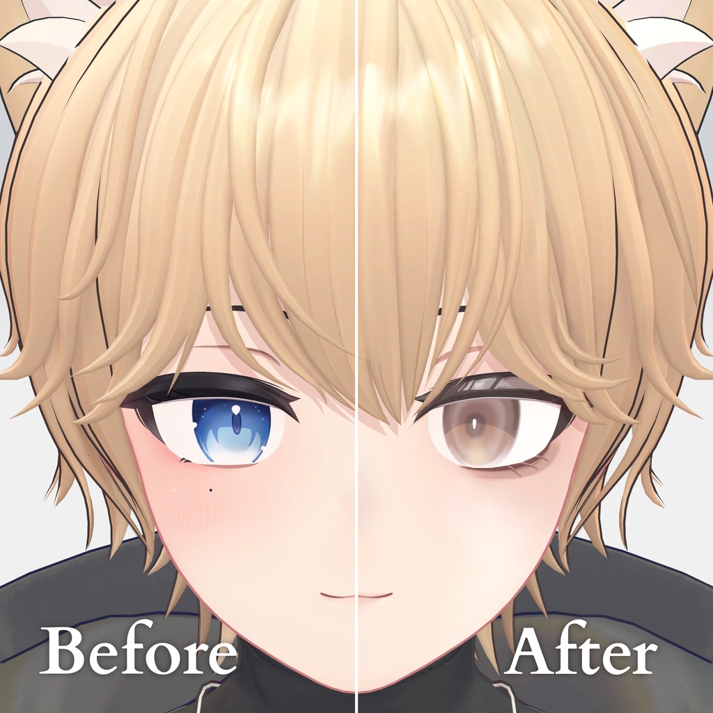 ☁️【マロ - Maro / ラテ - Latte】☁️Cloudy Makeup & Eye Texture☁️