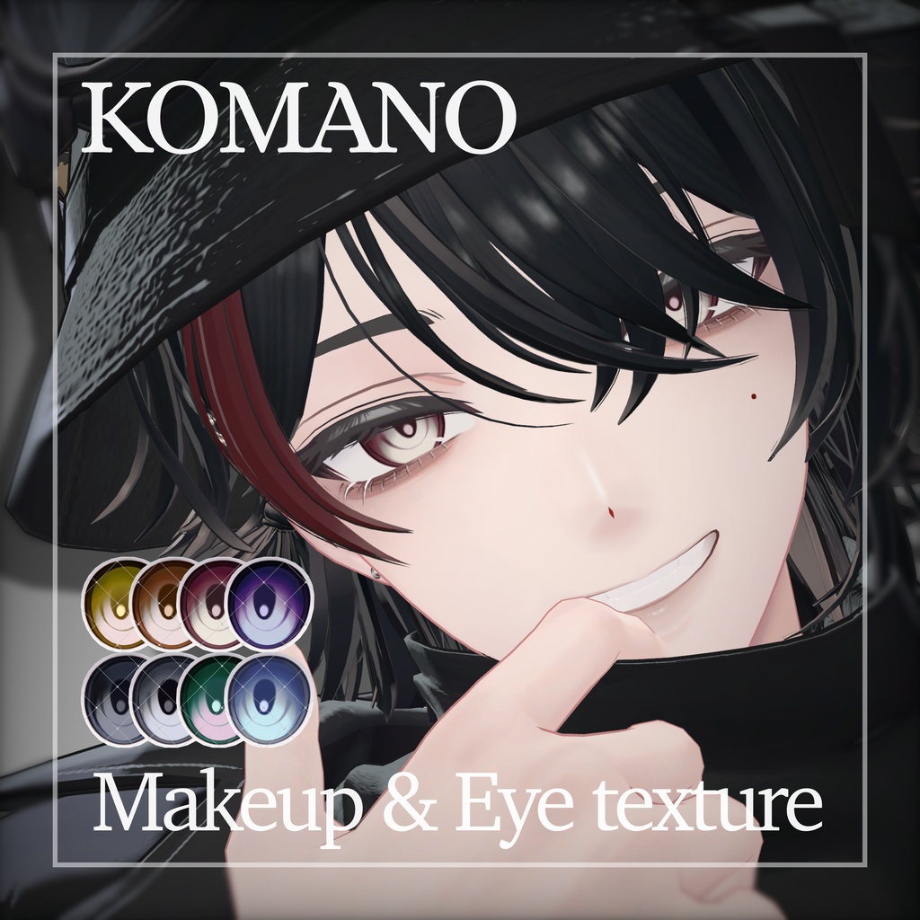【狛乃 - Komano 】Makeup & Eye Texture