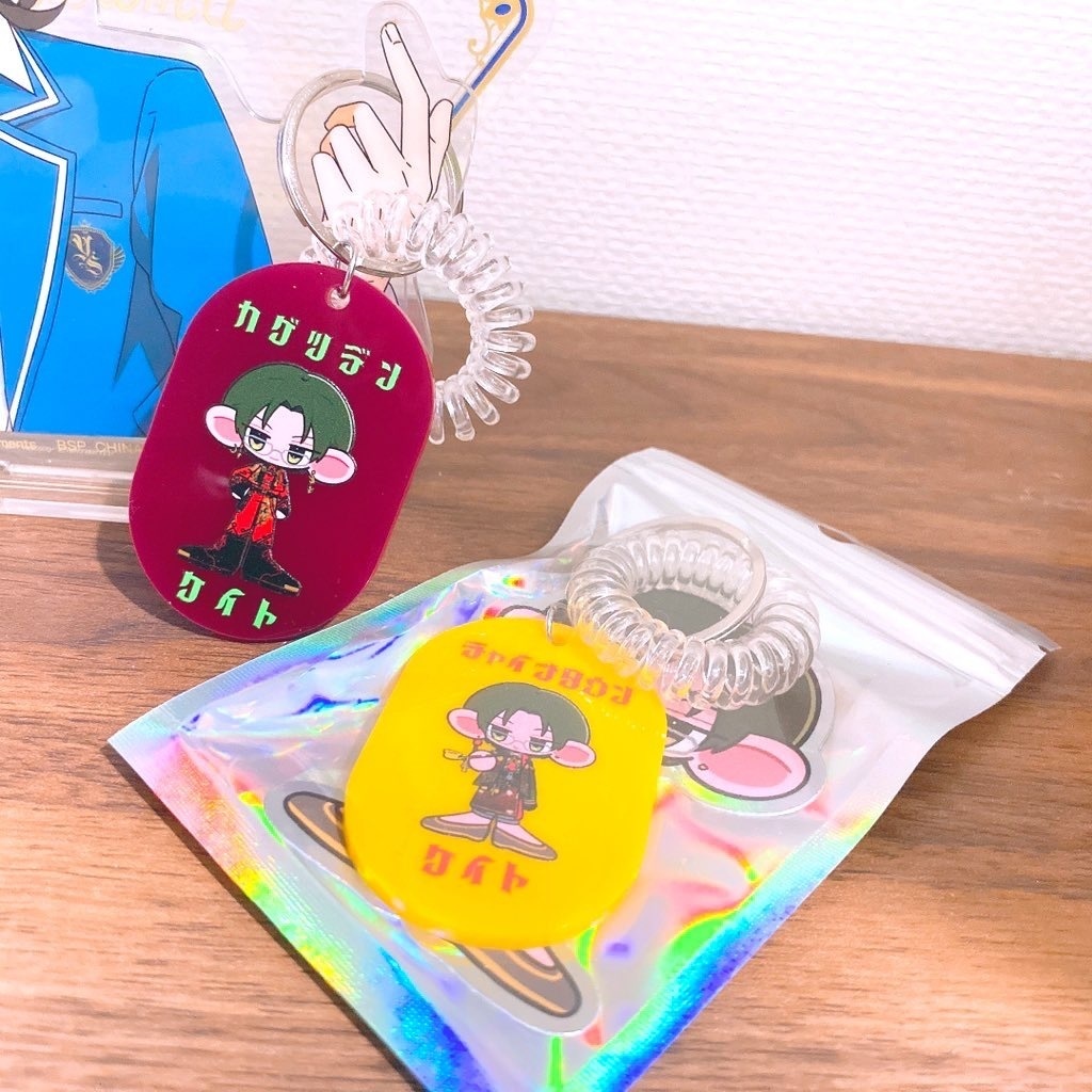 ロッカーキー風キーホルダー