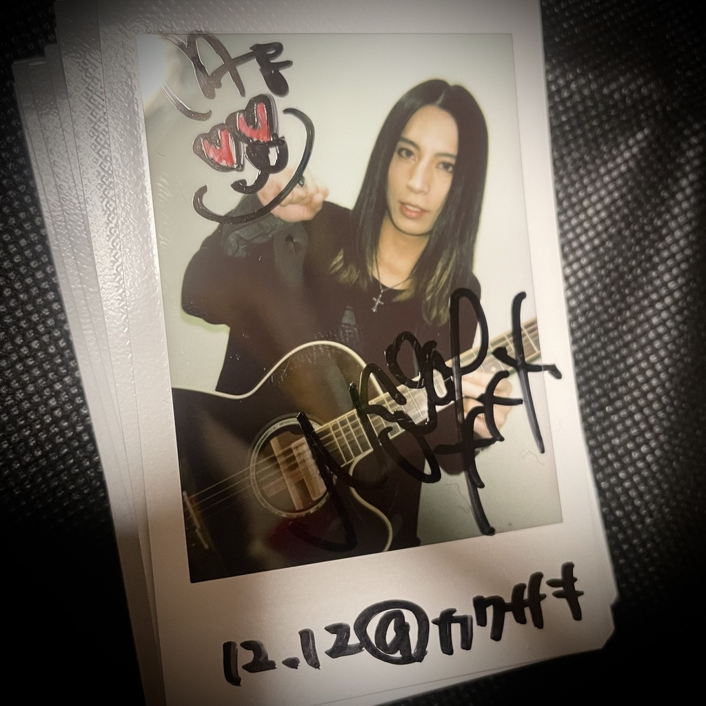 サイン入りチェキセット（2022.12.12@川崎セルビアンナイト）