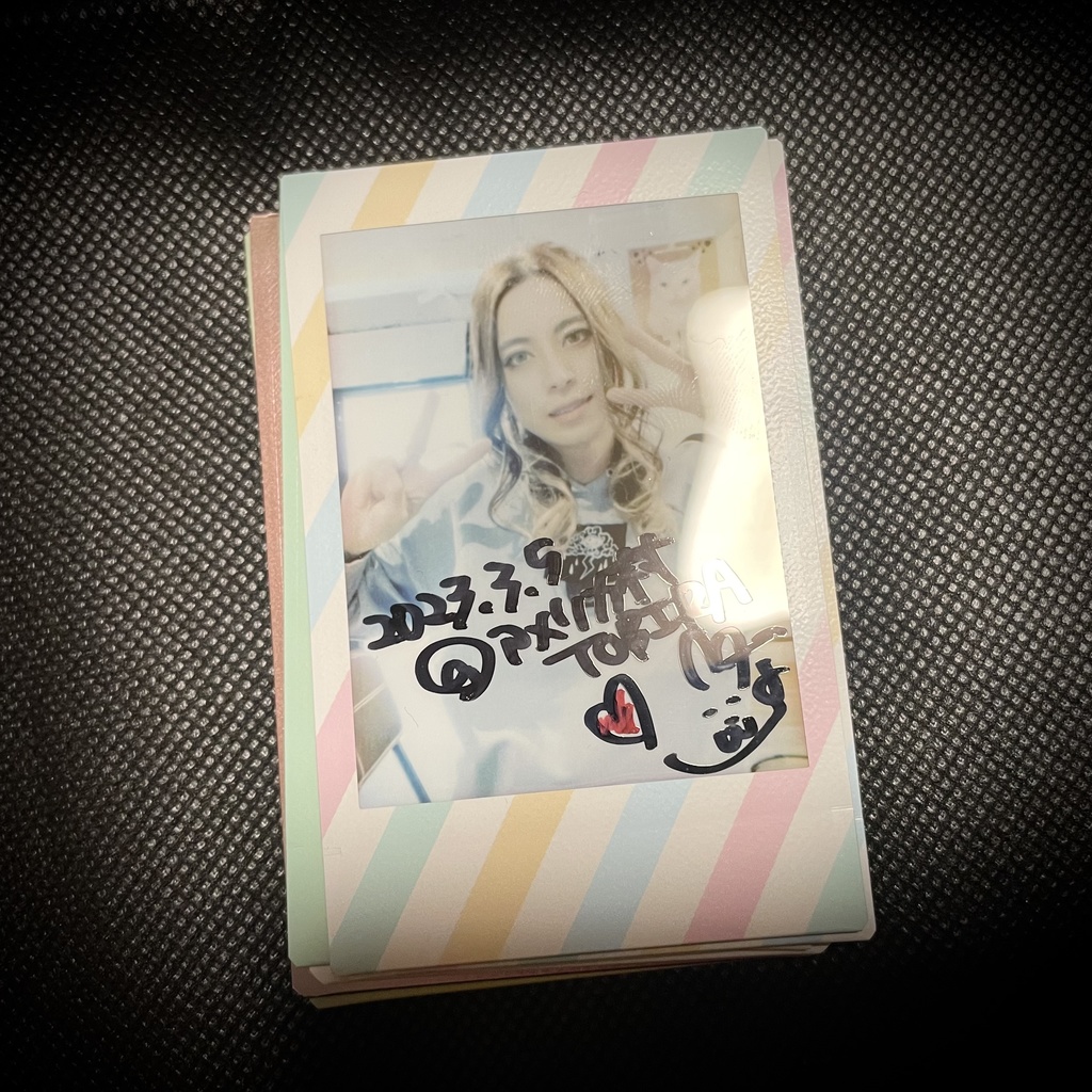 サイン入りチェキセット（2023.3.5@アメリカ村TOBIRA）