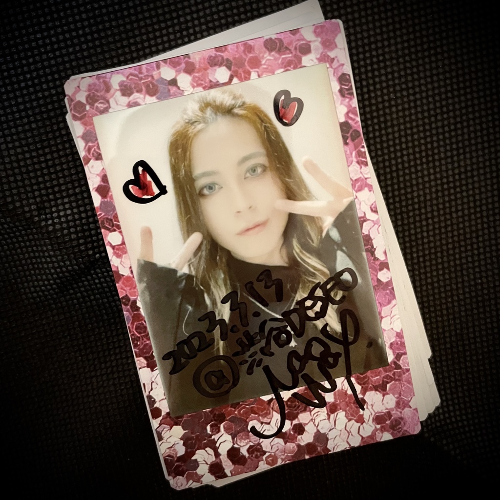 サイン入りチェキセット（2023.3.13@渋谷DESEO）