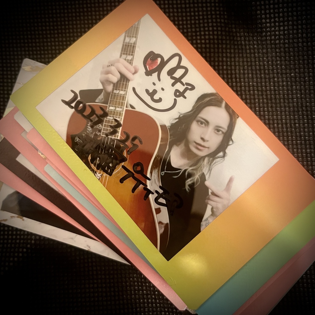 サイン入りチェキセット（2023.3.25@新宿PetitMOA）