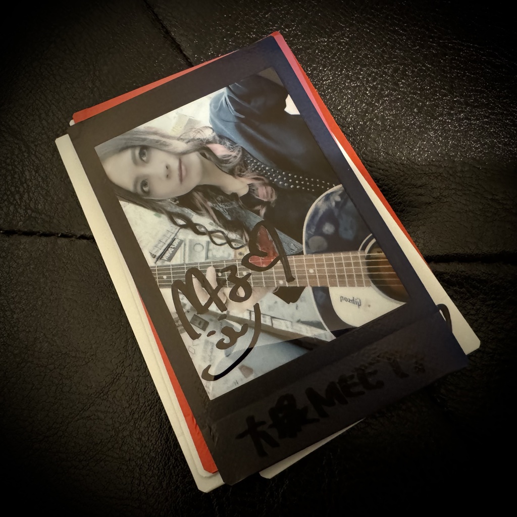 サイン入りチェキセット（2024.1.19@大塚MEETS）