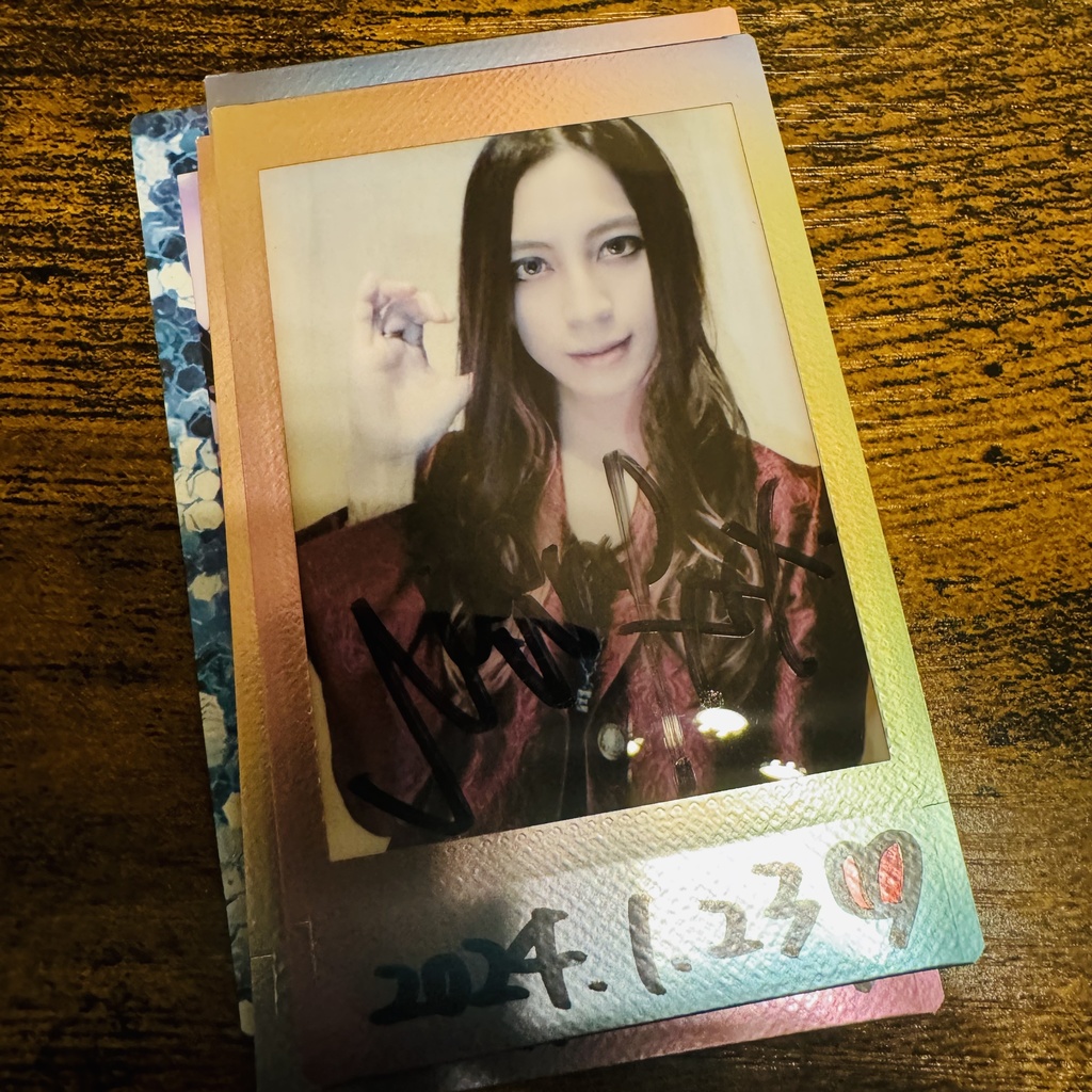 サイン入りチェキセット（2024.1.23@西早稲田音楽室DX）