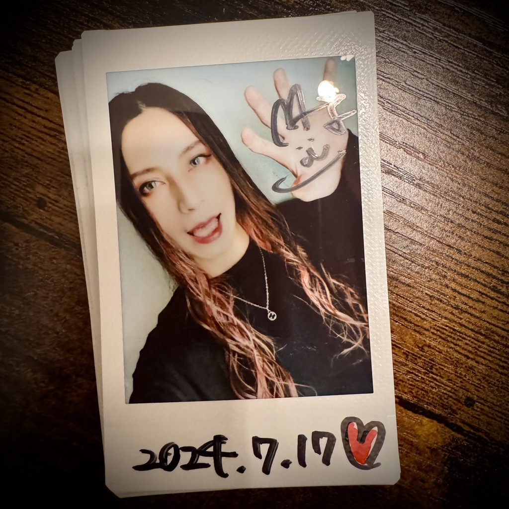 サイン入りチェキセット（2024.7.17@KICHIJOJI SHUFFLE）