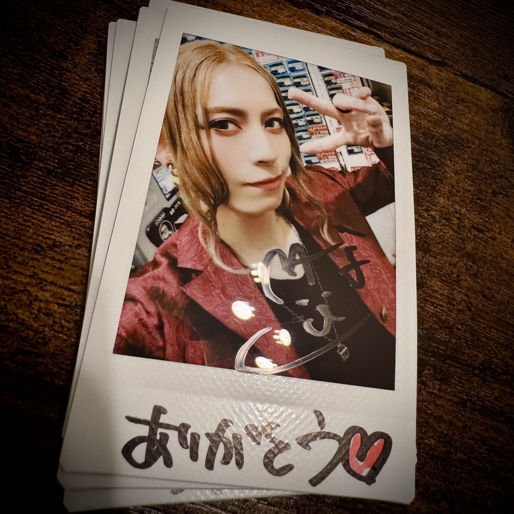 サイン入りチェキセット（2024.9.13@吉祥寺SHUFFLE）