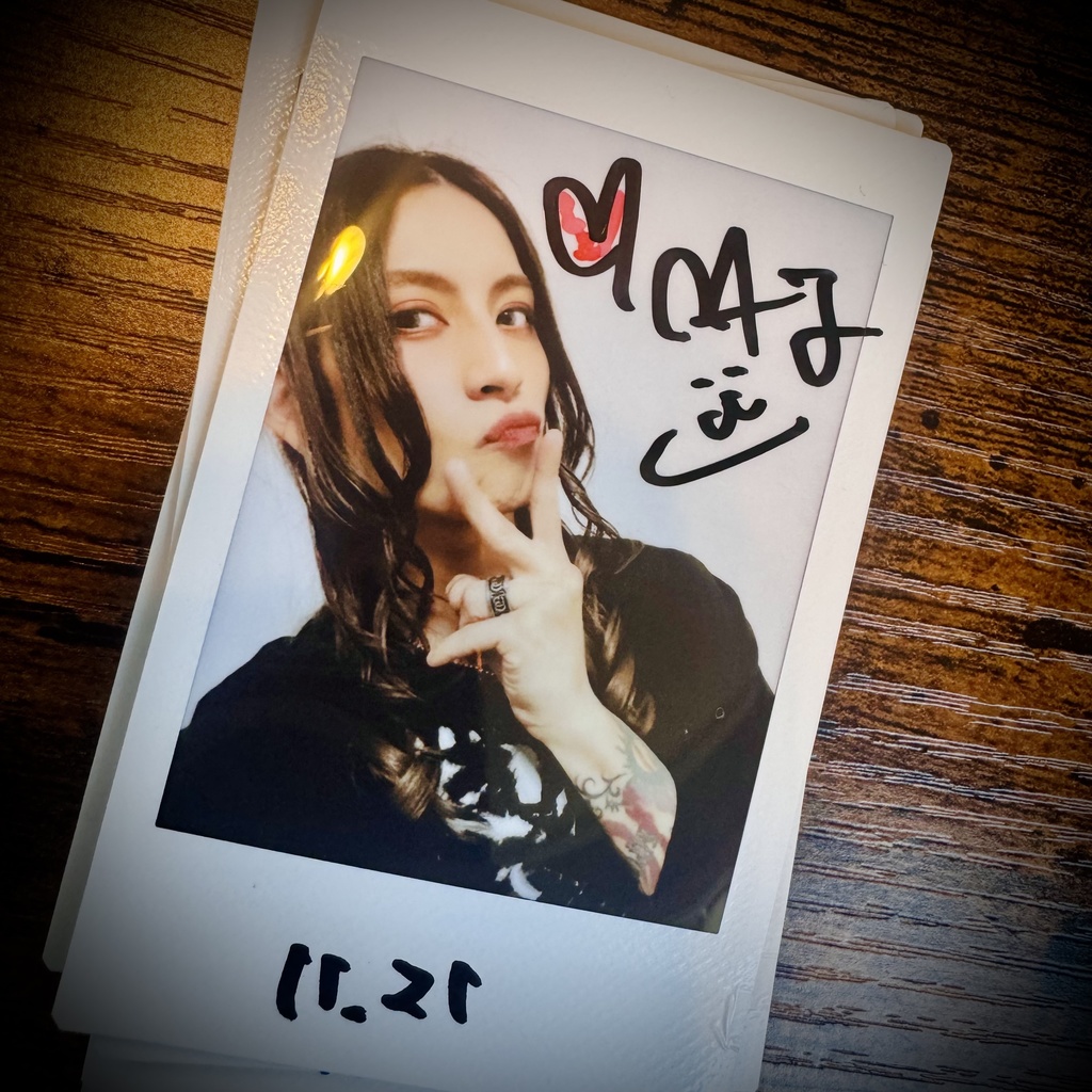 サイン入りチェキセット（2024.11.21@KICHIJOJI SHUFFLE）