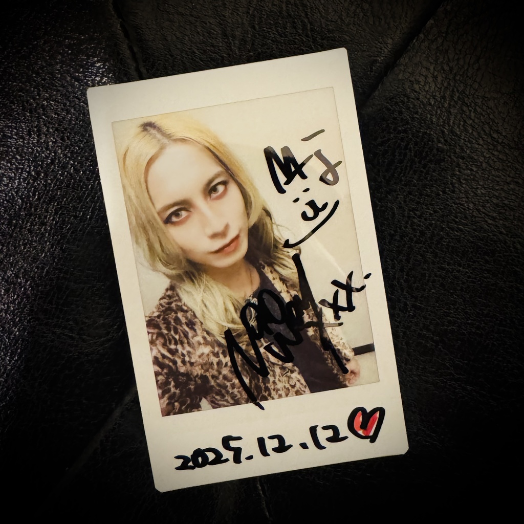 【サイン入りチェキセット】2025.12.12@川崎Serbian Night