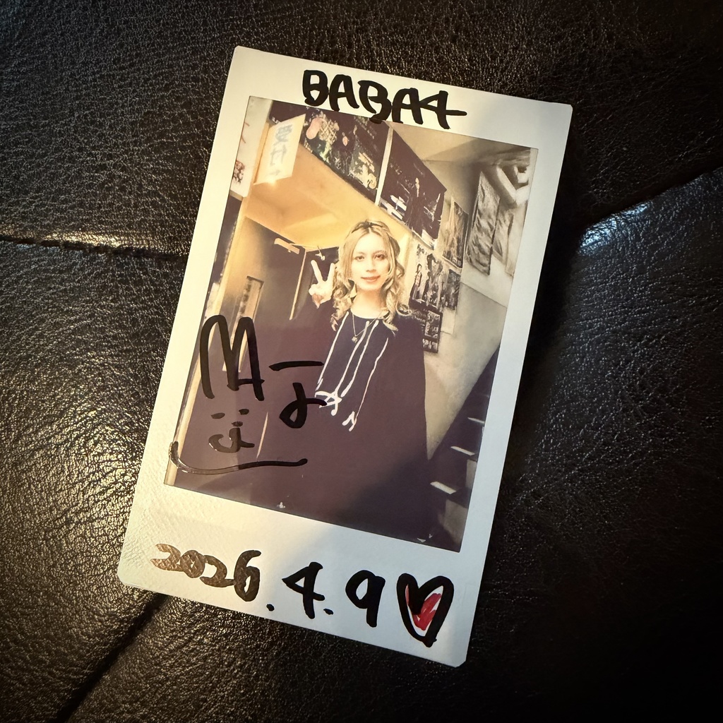 【サイン入りチェキセット】2026.4.9@KICHIJOJI SHUFFLE