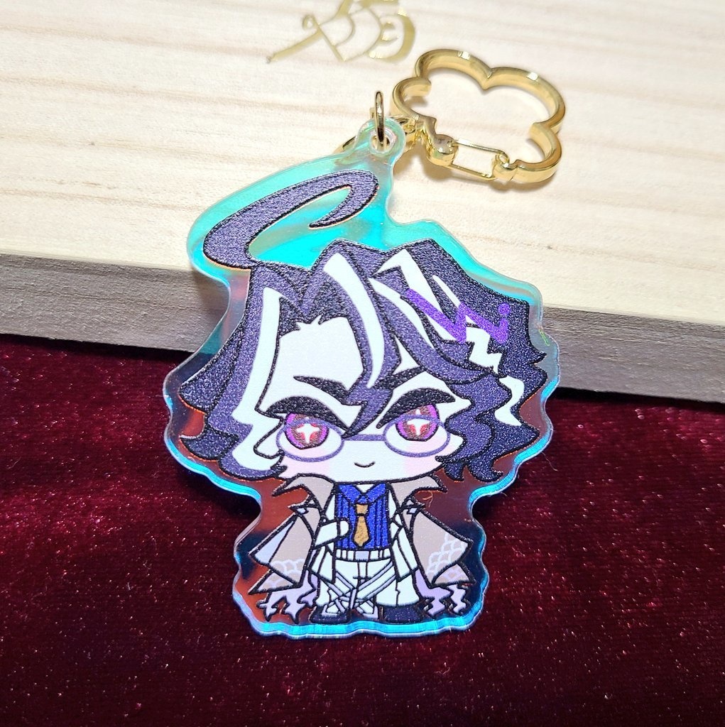 高杉晋作アクリルキーホルダーと吉田松陰アクリルキーホルダー