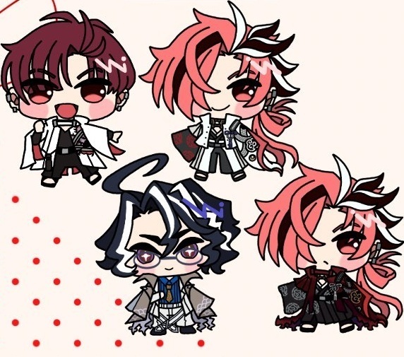 高杉晋作アクリルキーホルダーと吉田松陰アクリルキーホルダー