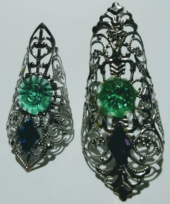 【キングダム】桓騎イメージヘアアクセ　シルバー二個セット