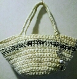 キングダム　輪虎イメージハンドバッグ