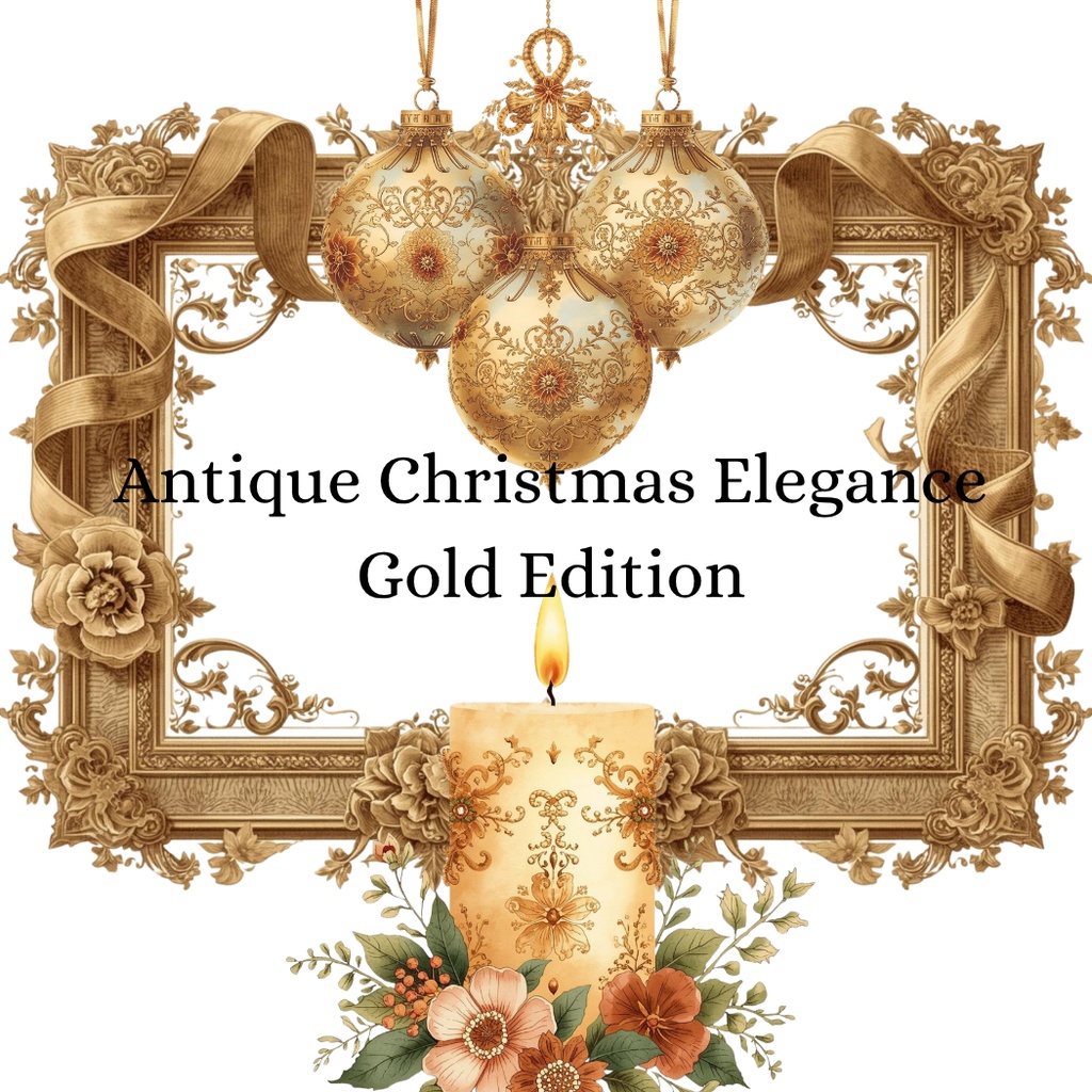 Antique Christmas Elegance – Gold Edition