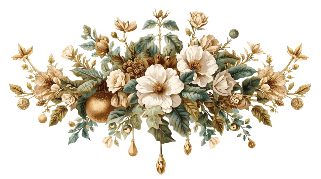 Antique Christmas Elegance – Gold Edition