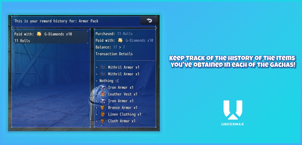 RPG MAKER MZ PLUGIN - ULTIMATE GACHA MINIGAME (Easy gacha System)