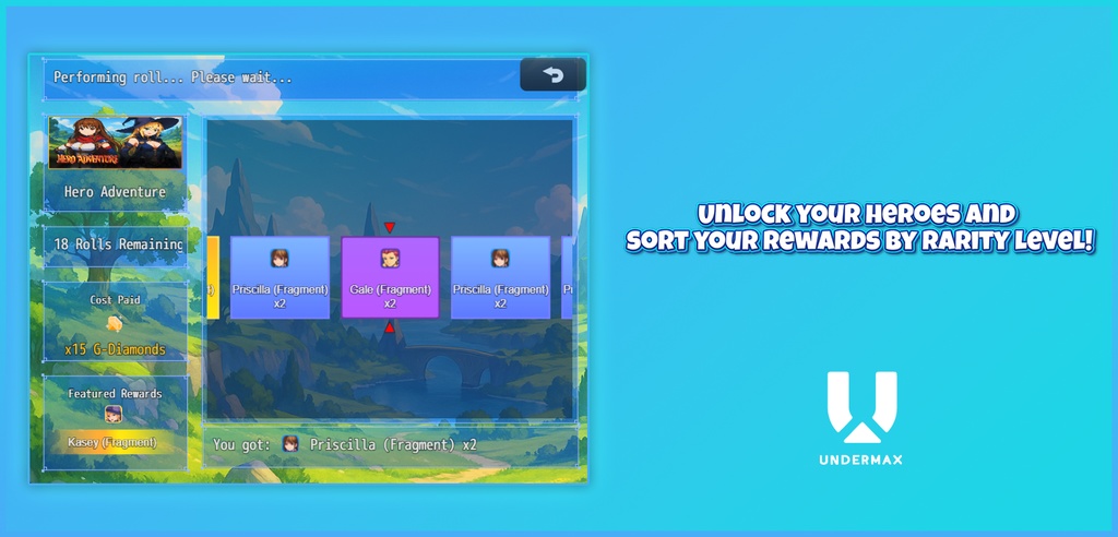 RPG MAKER MZ PLUGIN - ULTIMATE GACHA MINIGAME (Easy gacha System)