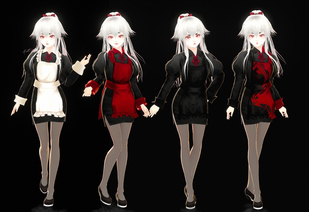 Vroid - waitress suit